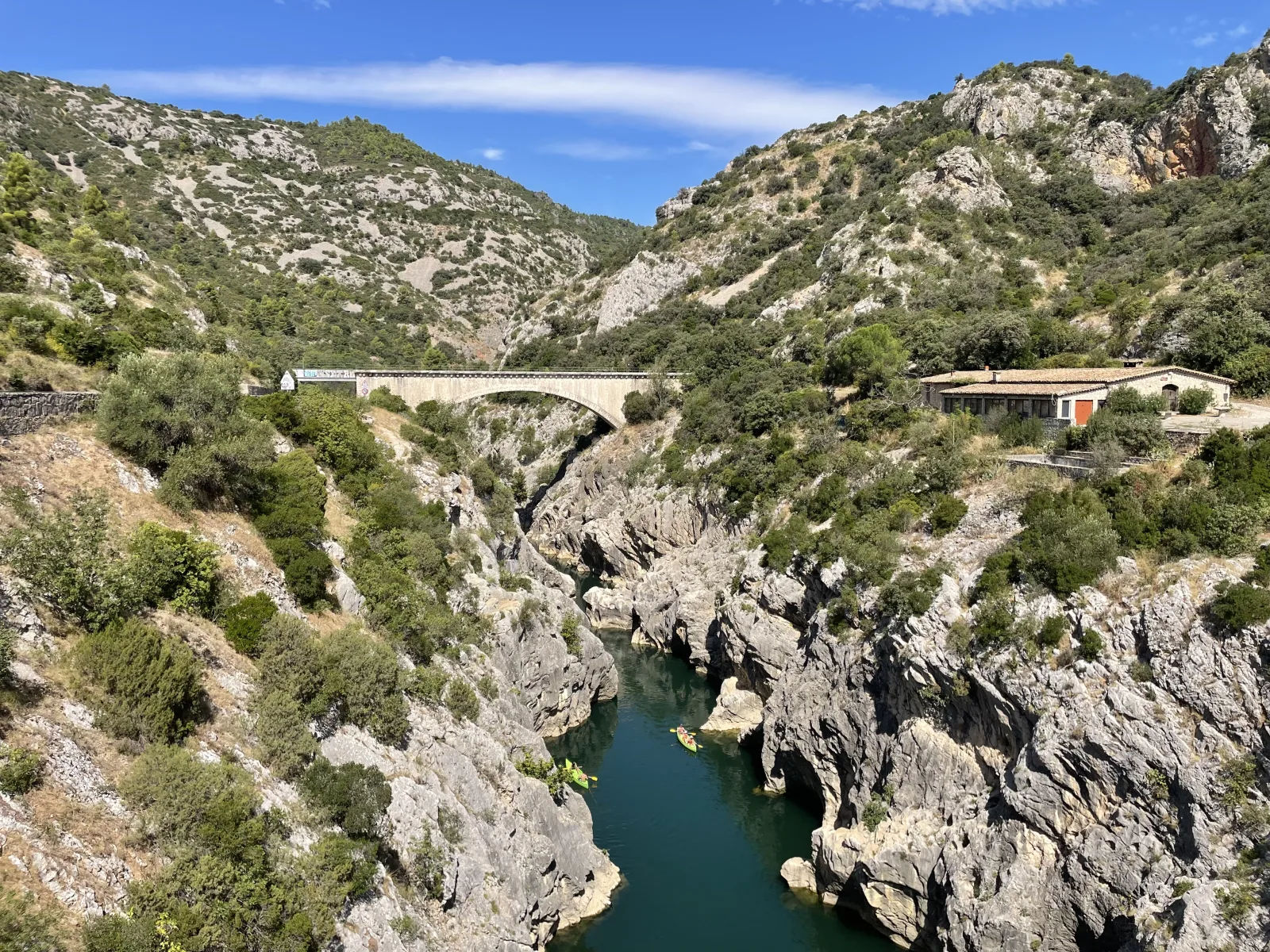 Les gorges de l'Hérault, un canyon calcaire au cœur du département